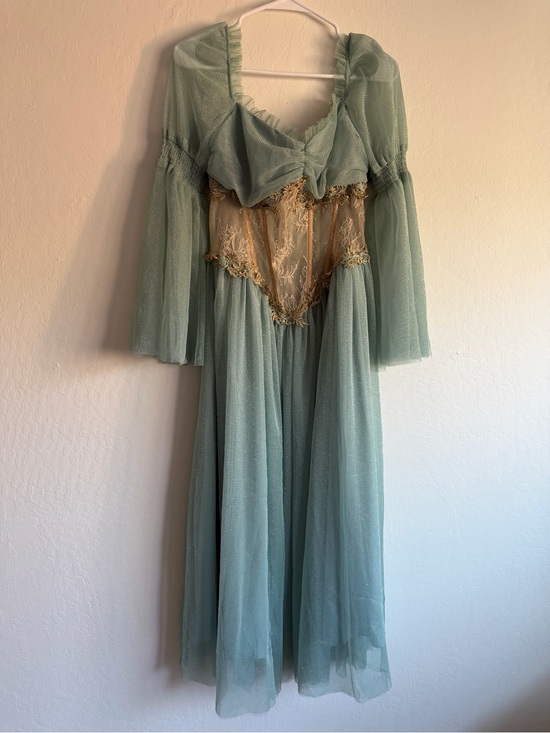 Lacemade Dresses & Skirts - Turquoise Siren Corset Dress